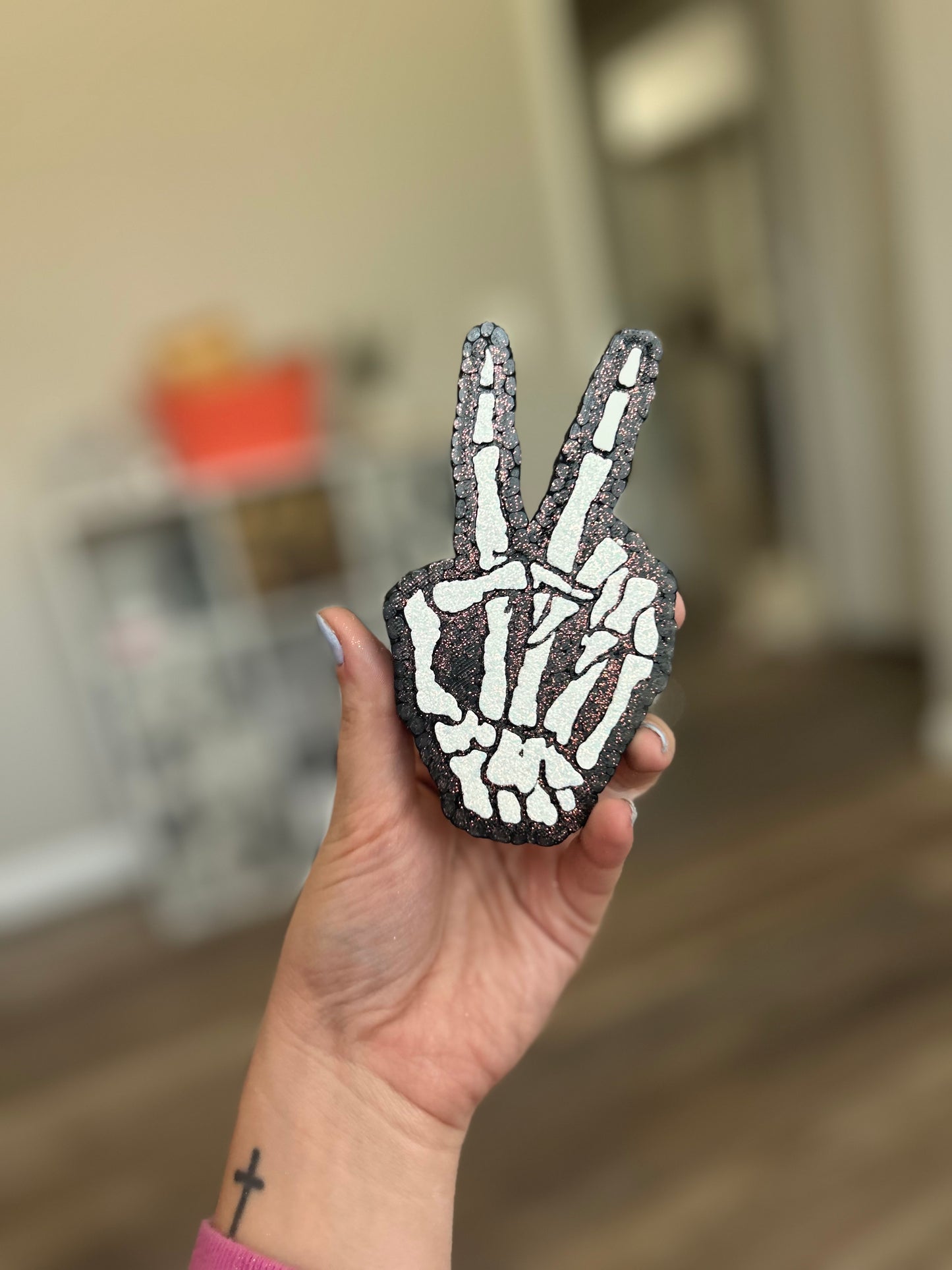 Skull Peace Sign
