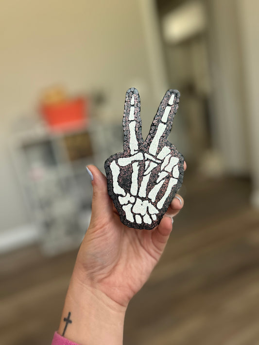 Skull Peace Sign