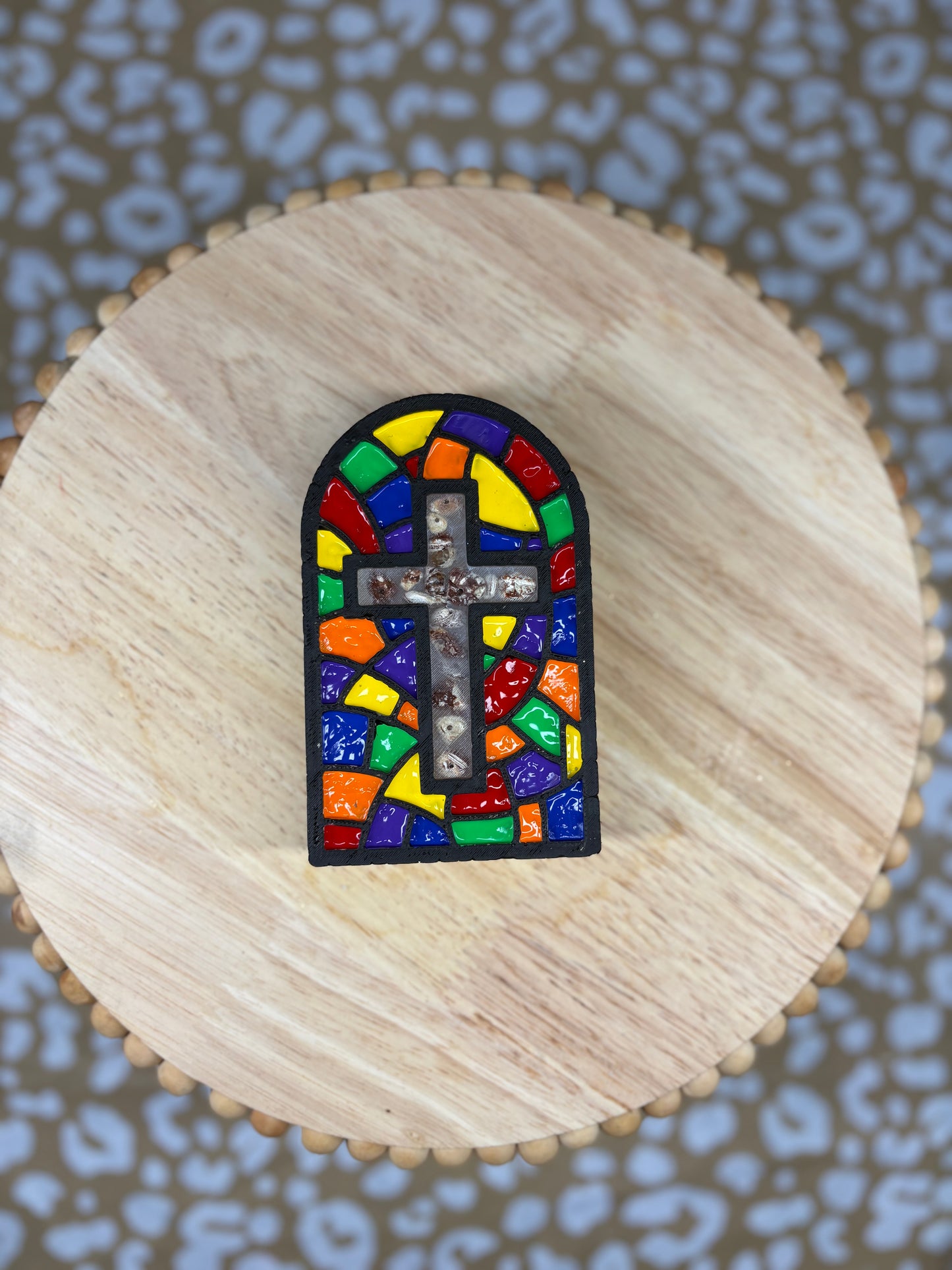 Stained Glass Cross