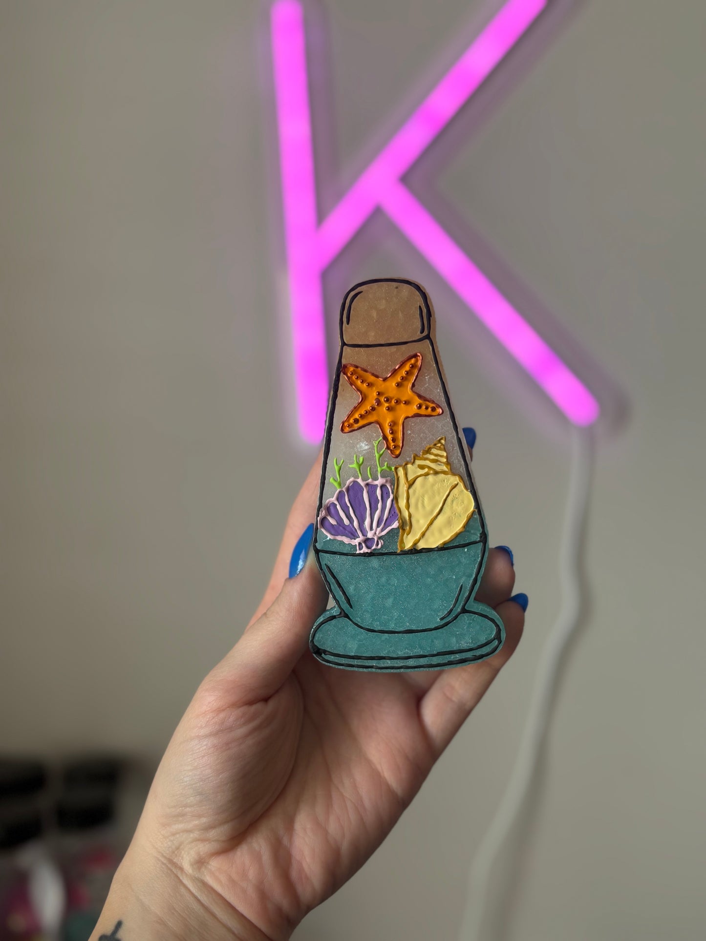 Beach Lava Lamp- Baja Cactus