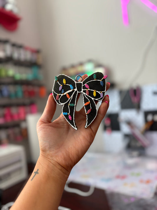 Christmas Light Bow