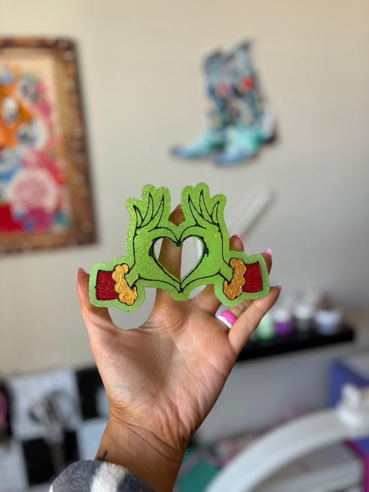 Green Heart Hands