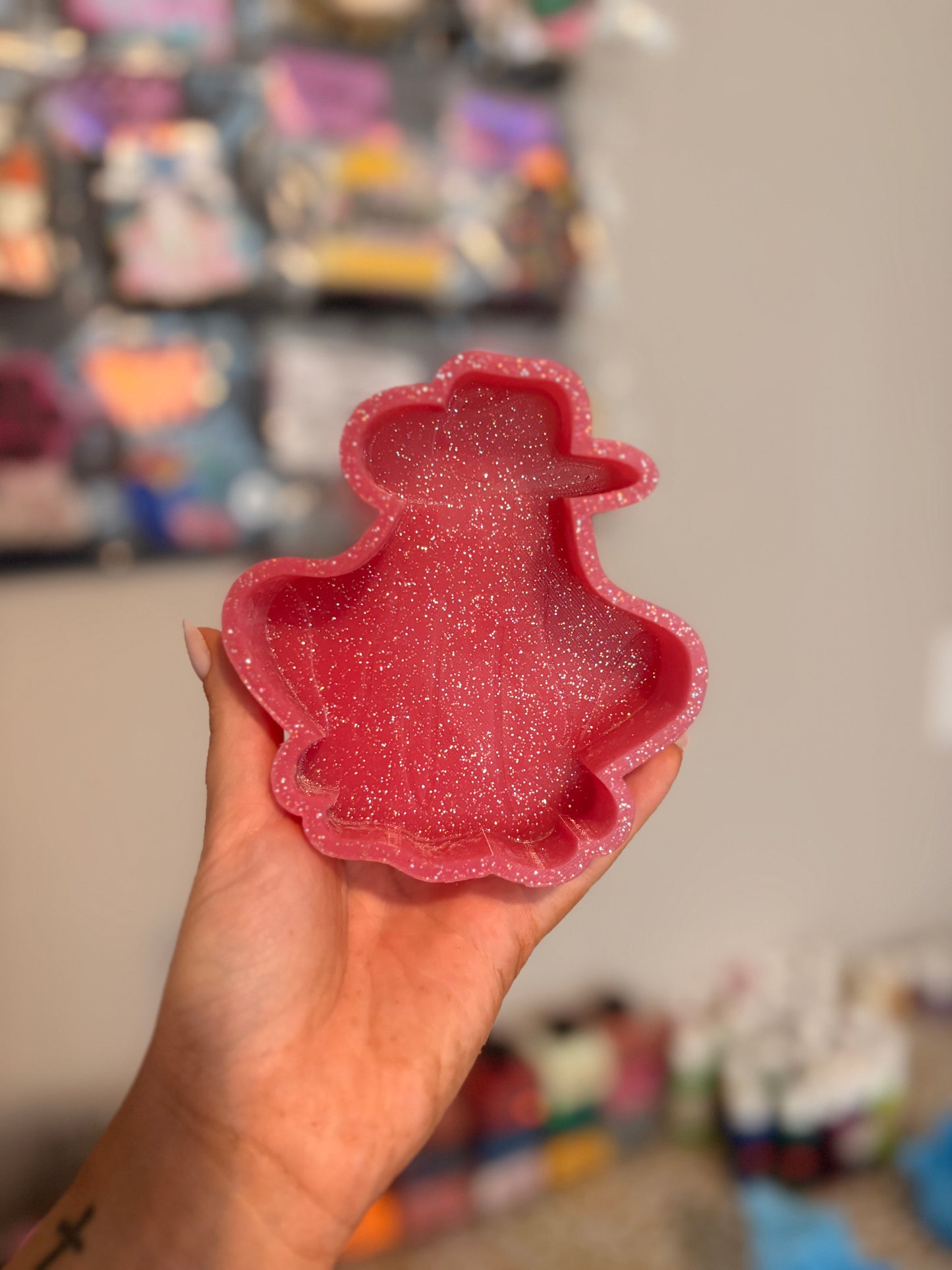 Ghostie cowboy hat Mold