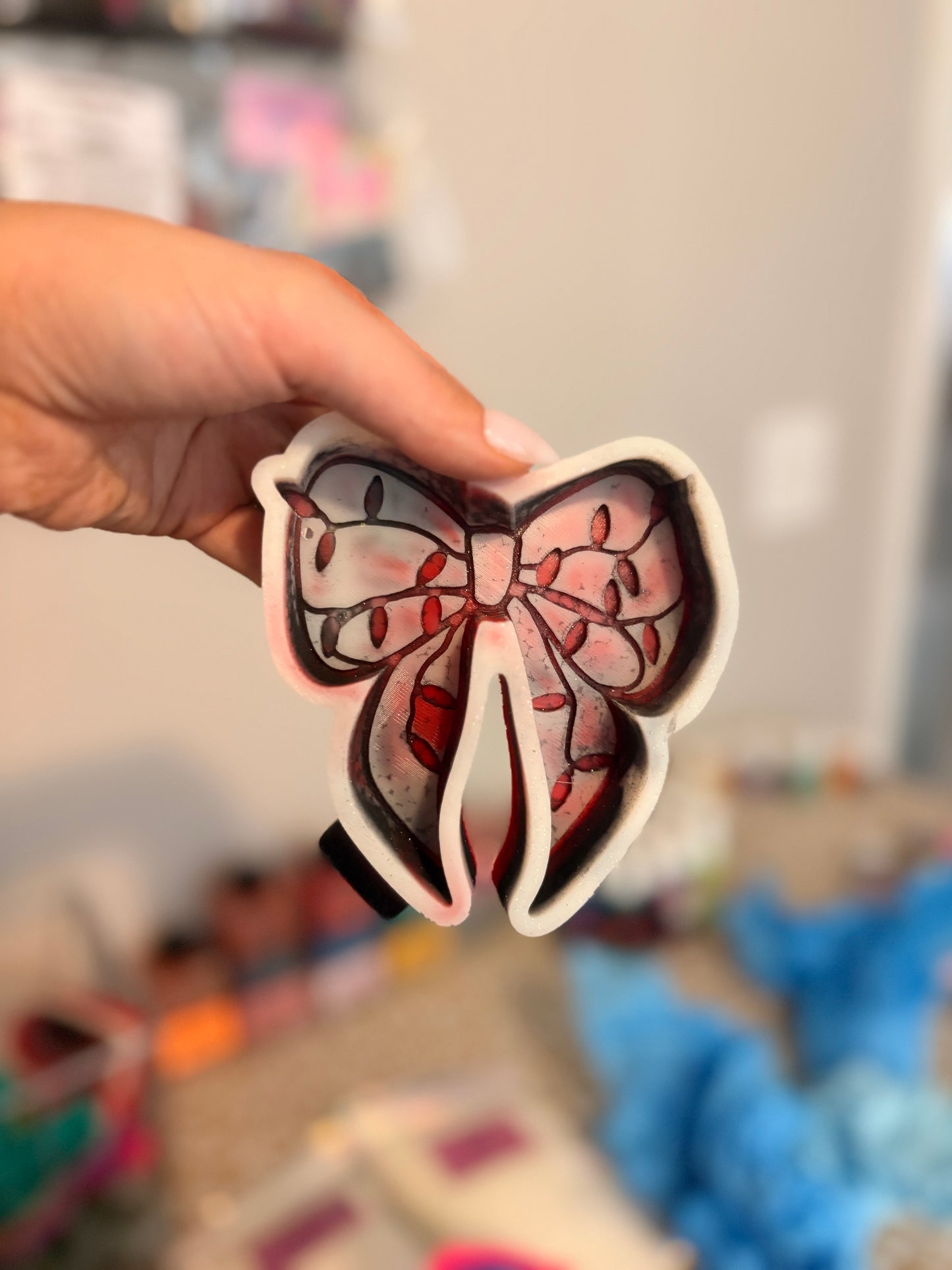 Christmas Light bow Mold