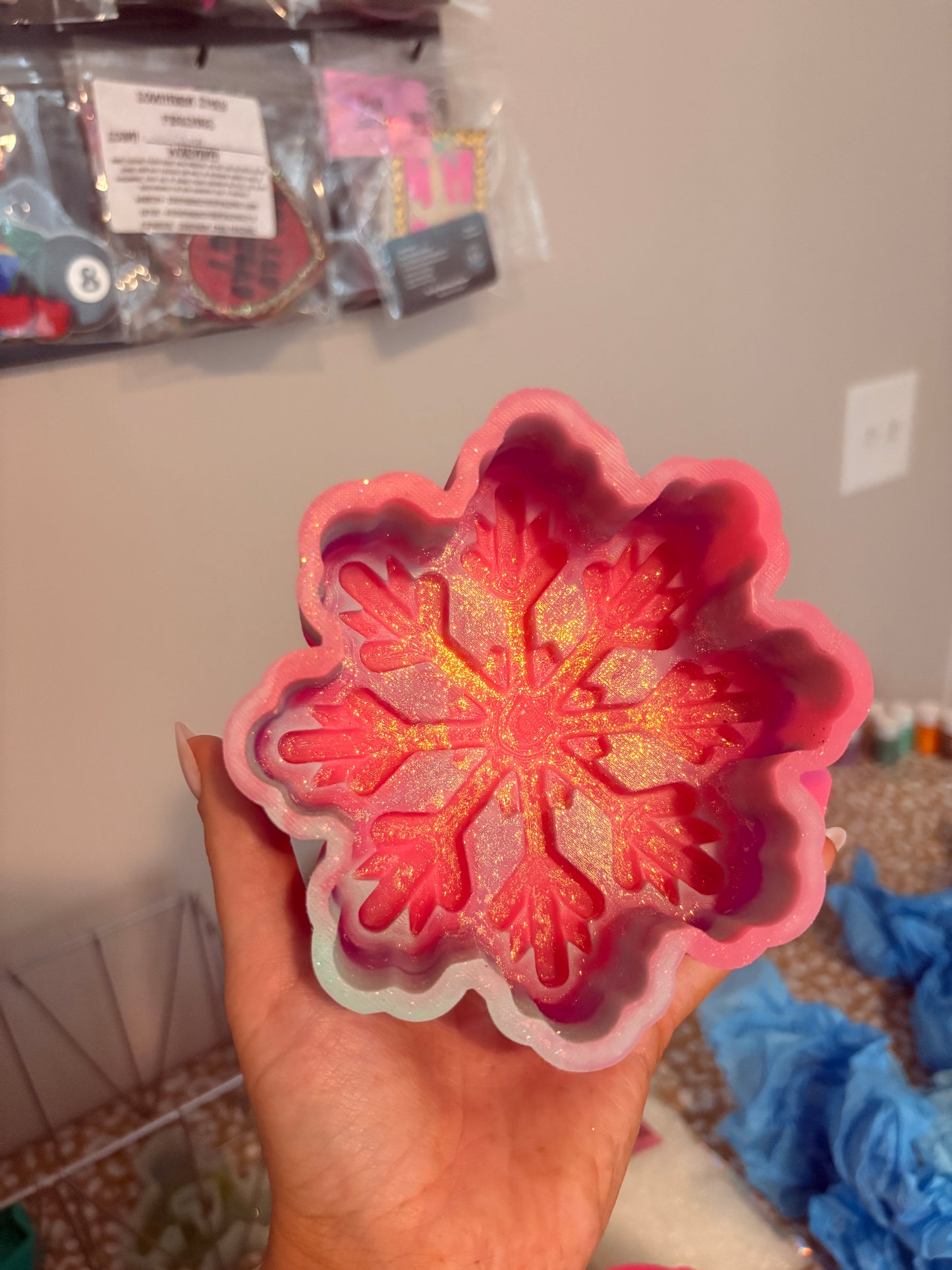 3D Snowflake Mold