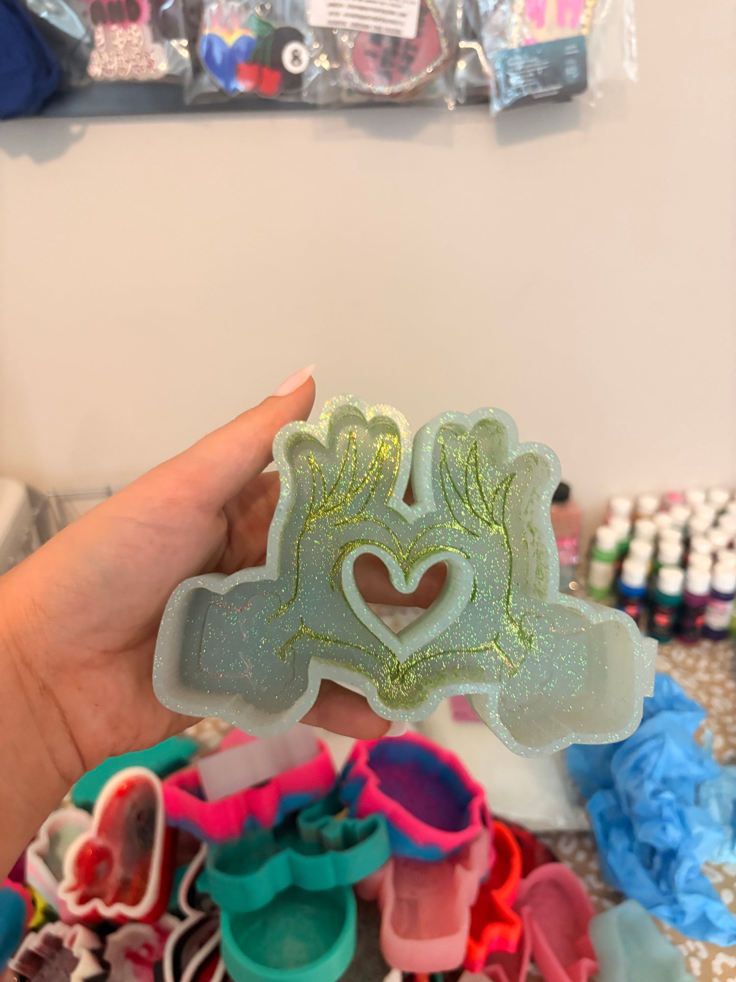 Grinch heart Mold